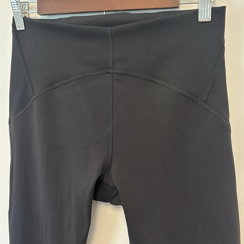 LULULEMON WOMENS INSTILL HIGH RISE TIGHTS 25 INCH INSEAM SIZE 8 BLACK LEGGINGS - Picture 5 of 9
